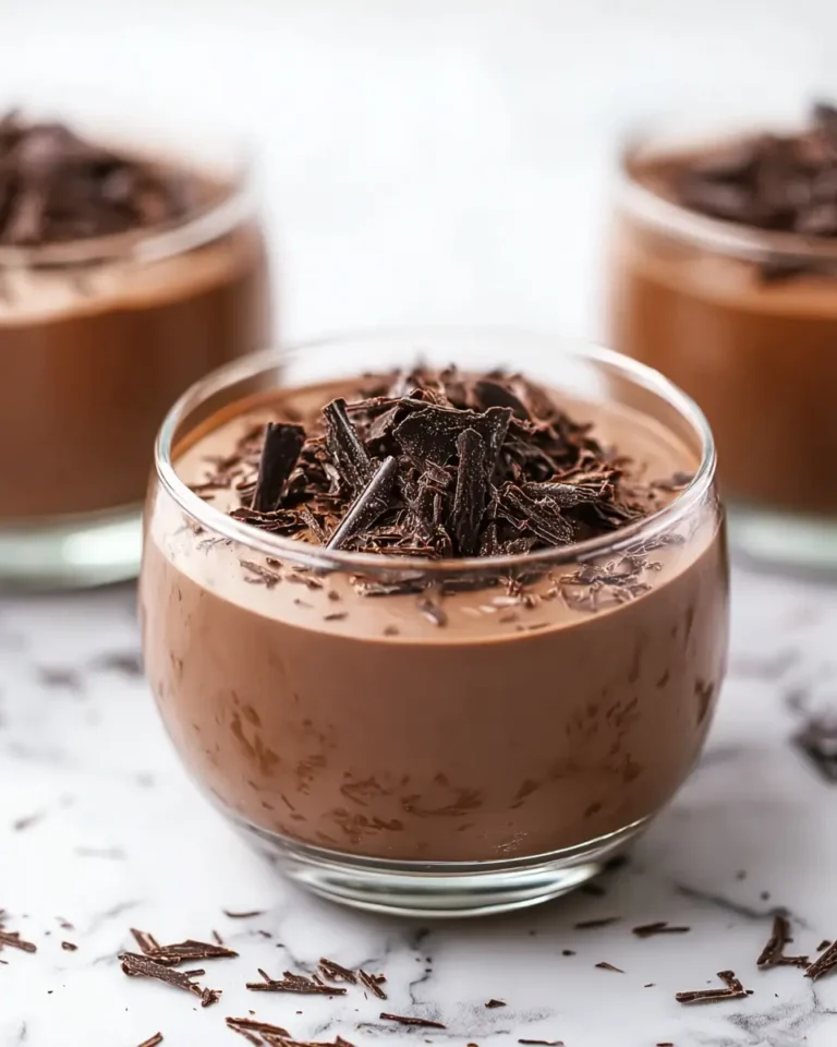 High Protein Chocolate Mousse: A Decadent Delight