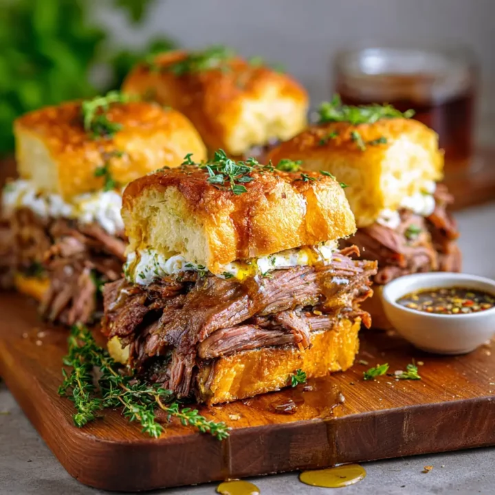 Easy French Dip Sliders Recipe for Dinner
