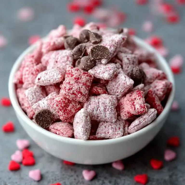 Valentine’s Day Muddy Buddies: A Sweet Treat for Your Loved Ones