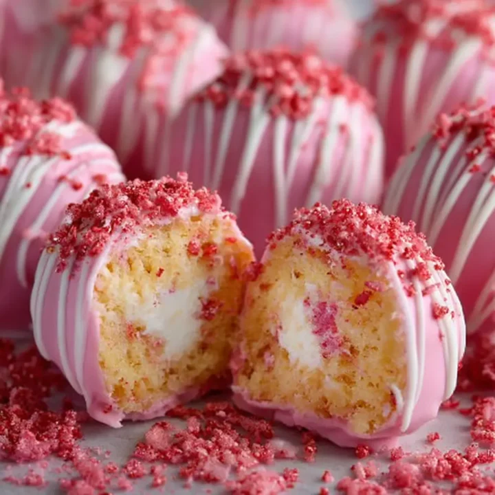 Strawberry Cheesecake Truffle Balls