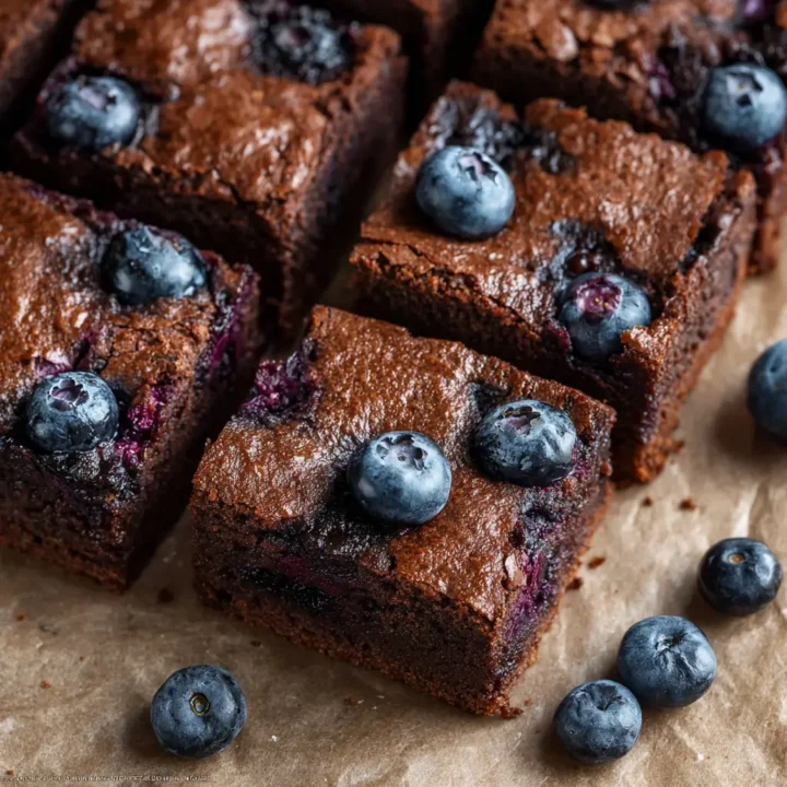 Decadent Blueberry Brownies
