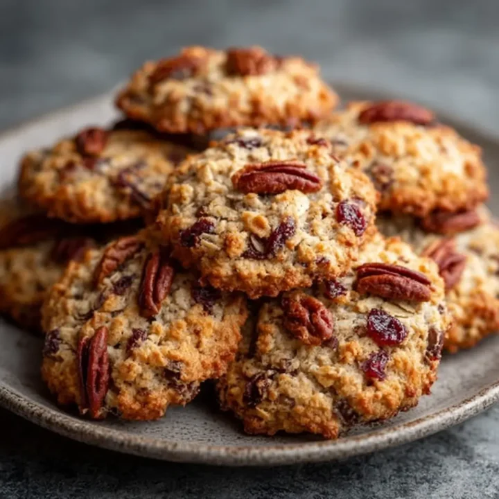 Bakery-Style Pecan Pie Oatmeal Cookie