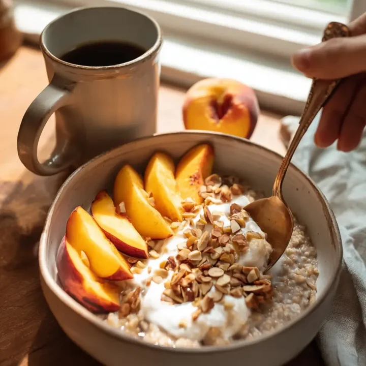 Peach Oatmeal Bowl: A Healthy and Delicious Breakfast