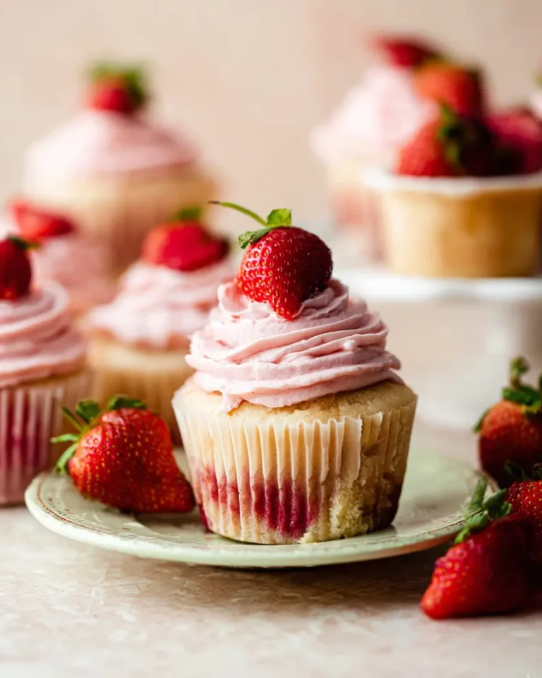 Fresh Strawberry Cupcakes: A Delightful Treat