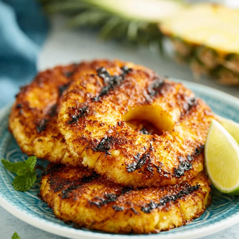 Air Fryer Grilled Pineapple Recipe