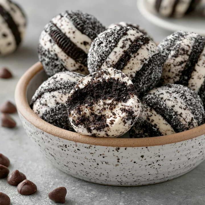 Cream Cheese Oreo Protein Balls