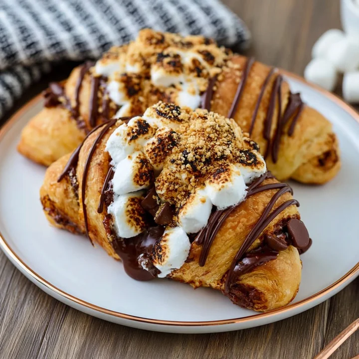 Air Fryer S'mores Crescent Rolls