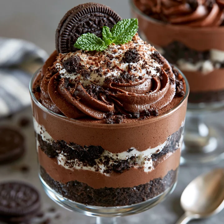 Ultimate Oreo Chocolate Mousse Parfaits Recipe