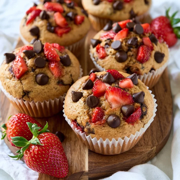 Strawberry Chocolate Chip Muffins Recipe