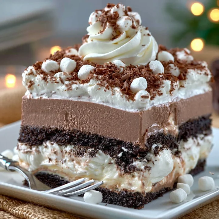 No-Bake Hot Chocolate Lasagna Recipe
