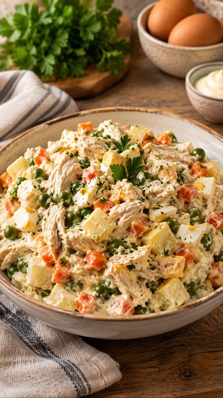 Ensalada de Patata y Atún: receta fresca, completa y muy fácil