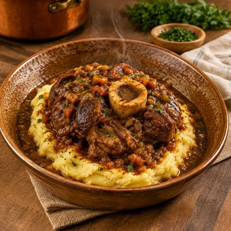 Osobuco de Ternera en Salsa: receta casera, tierna y llena de sabor