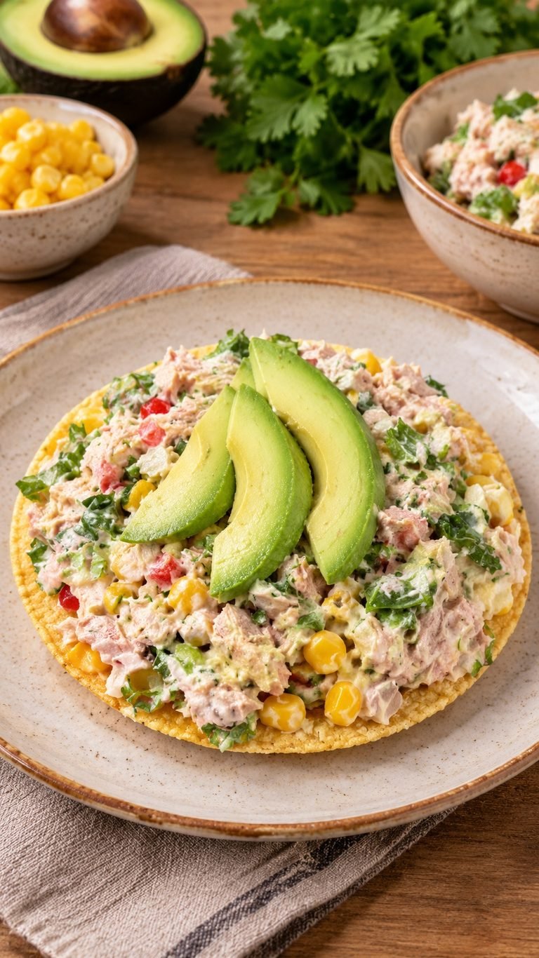 Ensalada de Atún con Tostadas: receta fresca, crujiente y muy completa