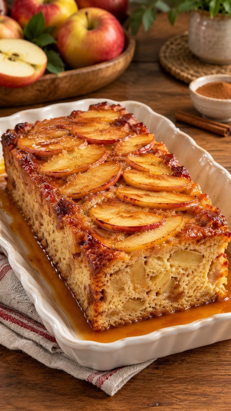 Pudin de manzana: postre casero, aromático y muy fácil de preparar