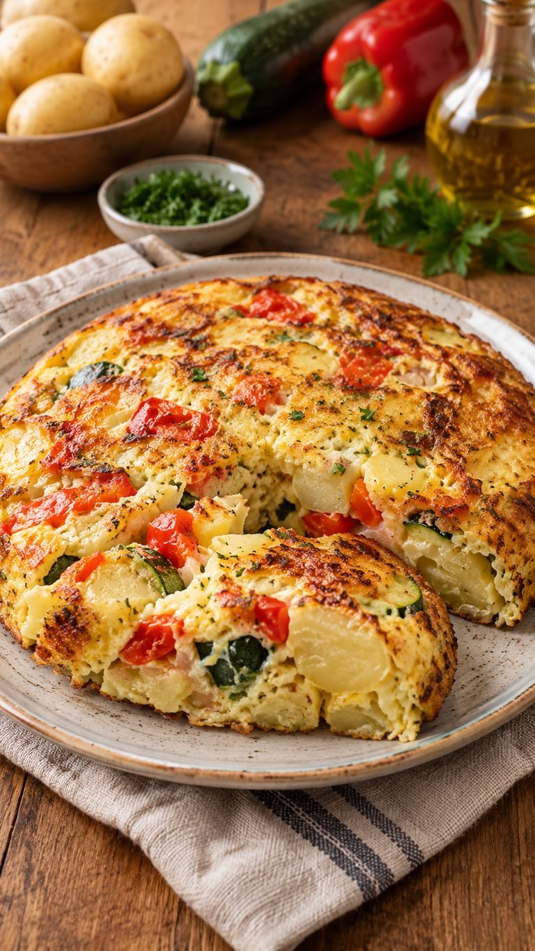 Tortilla Campesina: receta casera, jugosa y muy completa