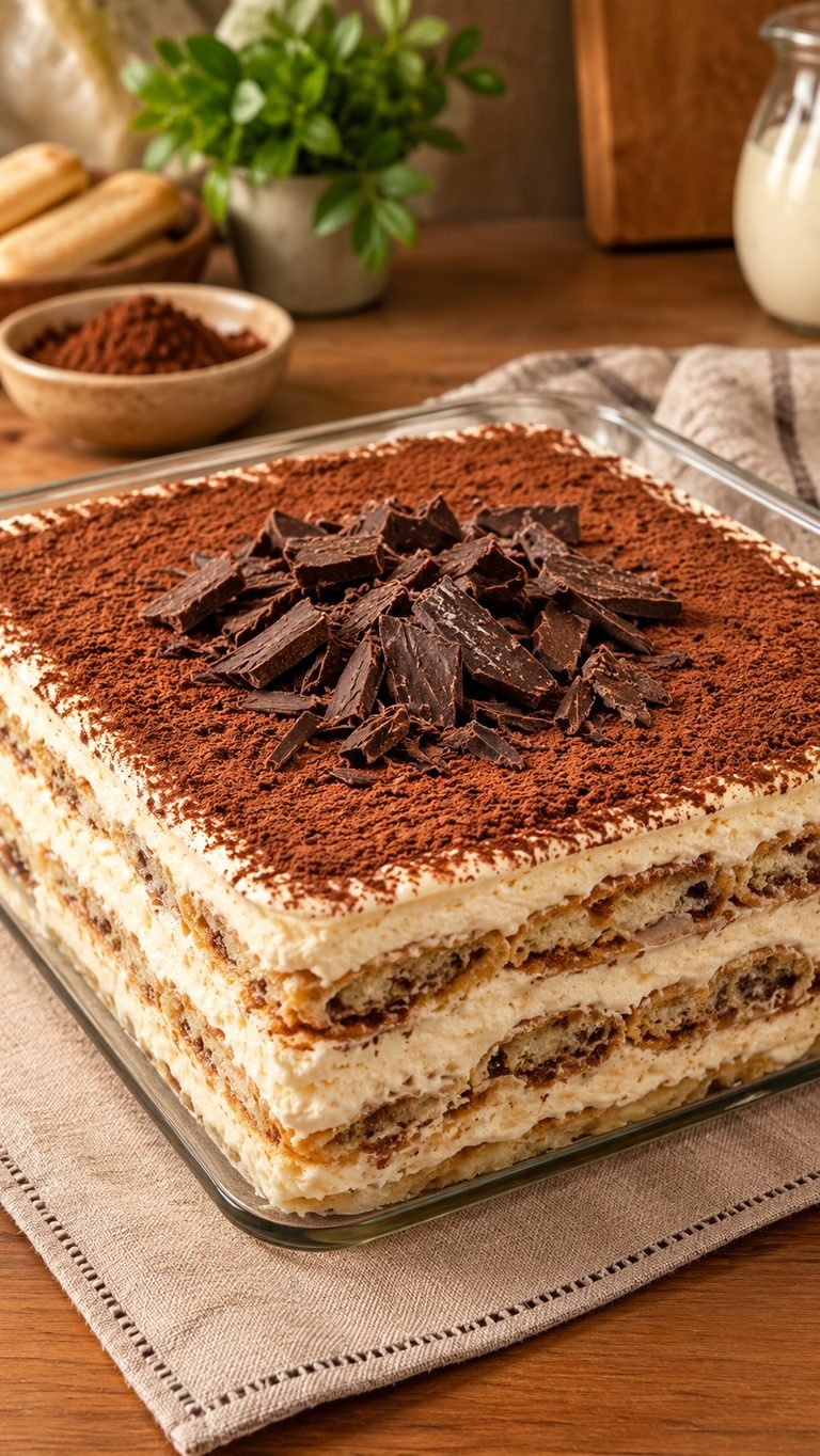 Carlota Estilo Tiramisú: postre frío, cremoso y muy fácil de preparar