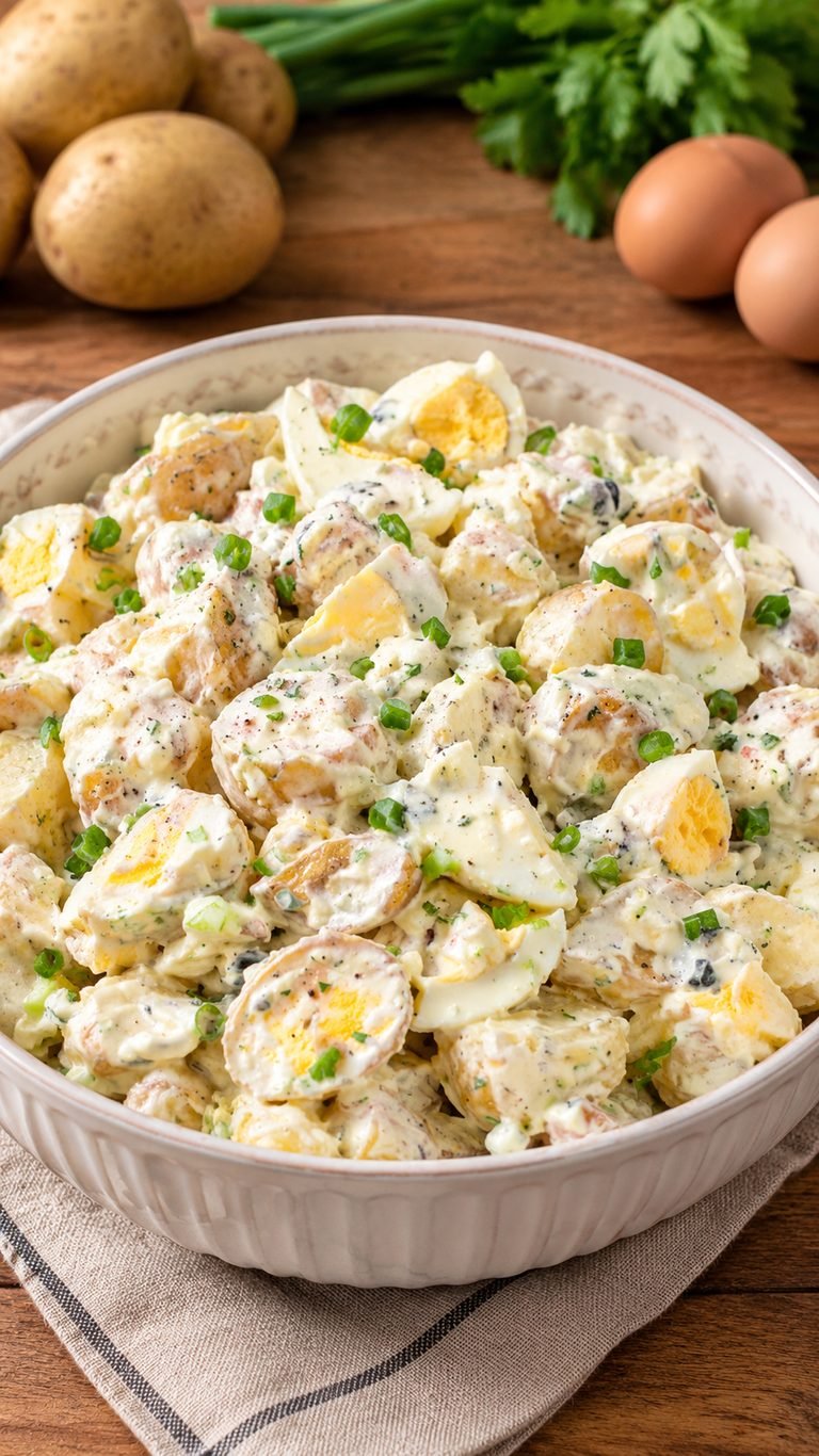 Ensalada Cremosa de Papa y Huevo: Un Clásico Irresistible