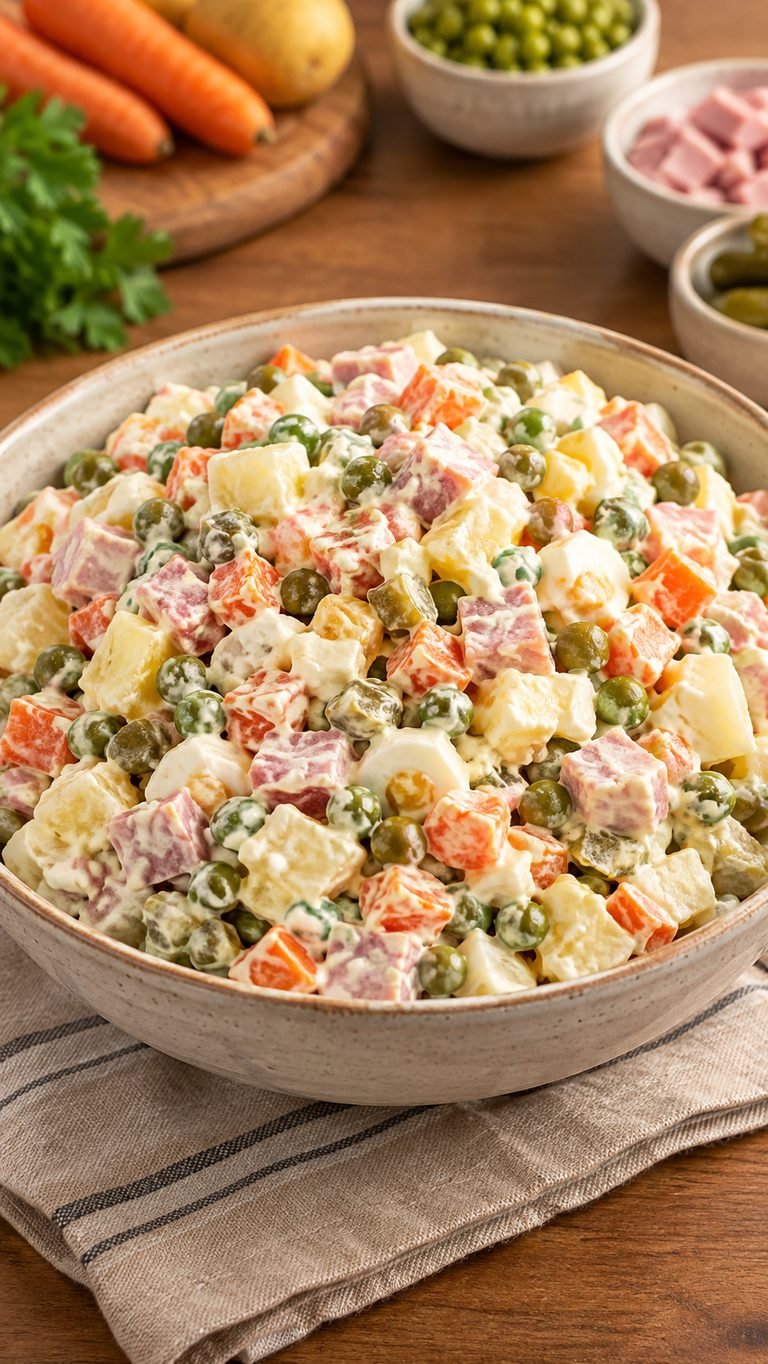 Russian Salad: receta cremosa, clásica y muy fácil de preparar